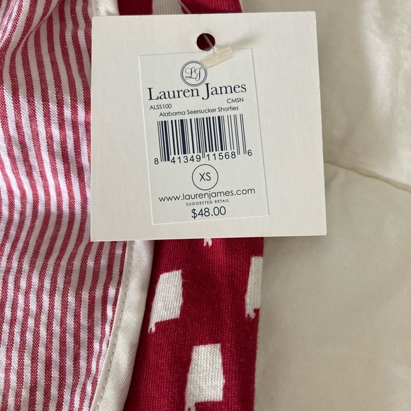 Alabama seersucker Shorties by Lauren James - Picture 2 of 4